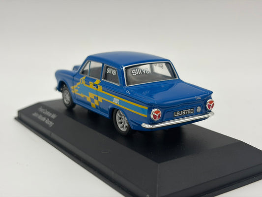 1/43 1966 Ford Cortina Mk1 "John Wolfe Racing" - Corgi Vanguards | Model Car
