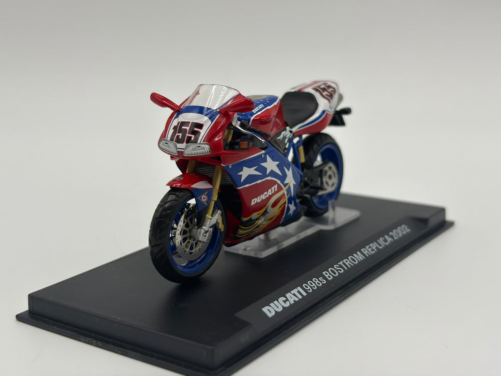 1/24 2002 Ducati 998 S - Ben Bostrom Replica | Champion Racing Bikes Model