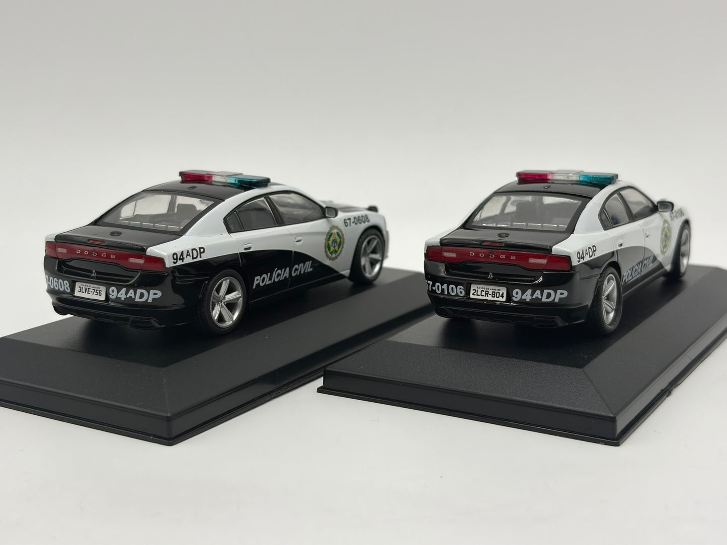 1/43 2011 Dodge Charger Police Car Twin Pack - Fast & Furious | Model Police Cars
