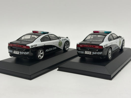 1/43 2011 Dodge Charger Police Car Twin Pack - Fast & Furious | Model Police Cars