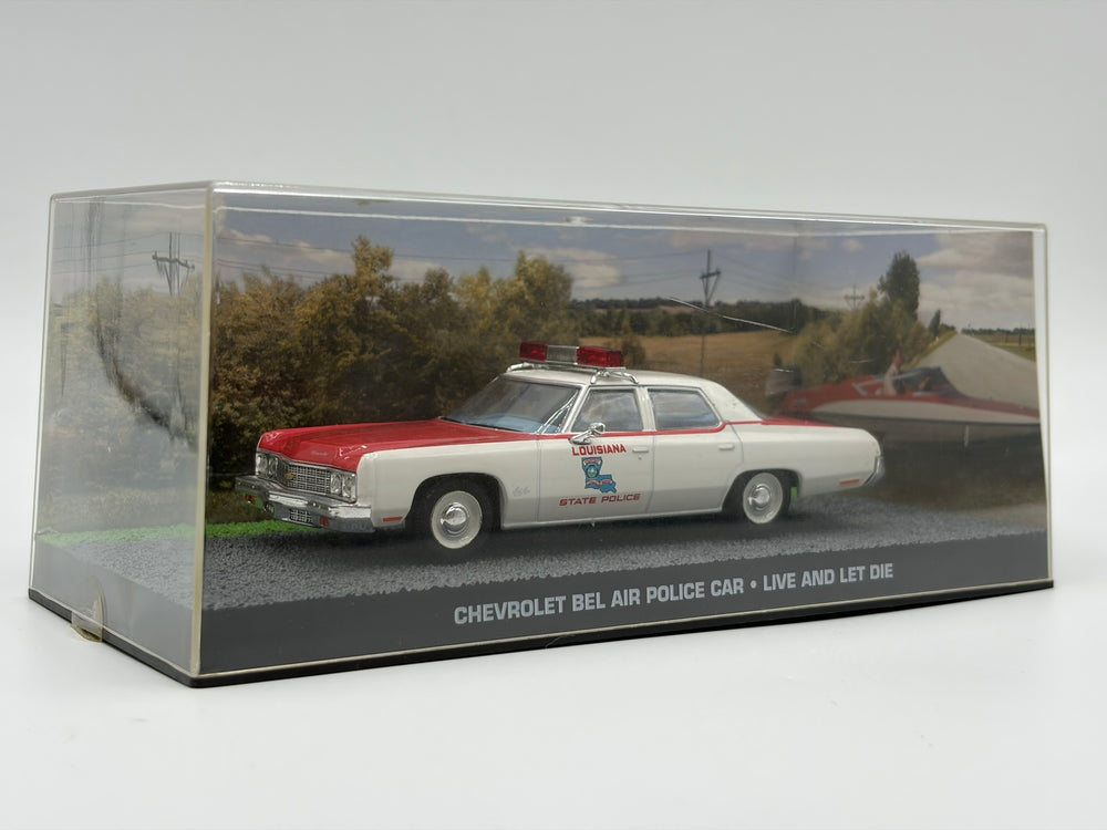 1/43 1973 Chevrolet Bel Air Police Car- Live and Let Die / James Bond | Model Car