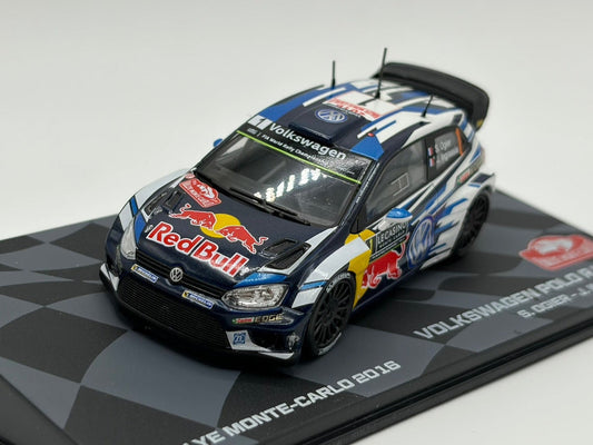 1/43 2016 Volkswagen Polo R WRC - Monte Carlo Rally - Ogier / Ingrassia | Model Rally Car