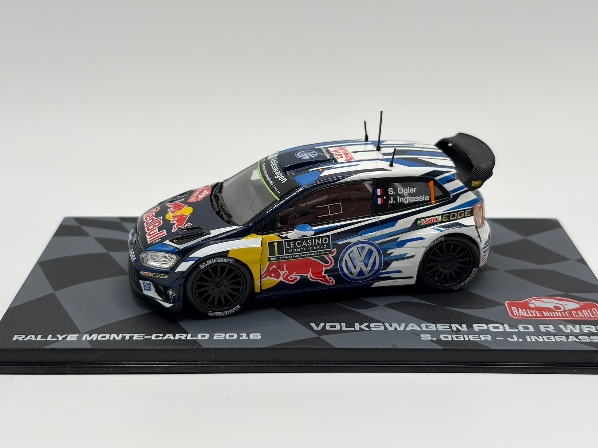 1/43 2016 Volkswagen Polo R WRC - Monte Carlo Rally - Ogier / Ingrassia | Model Rally Car