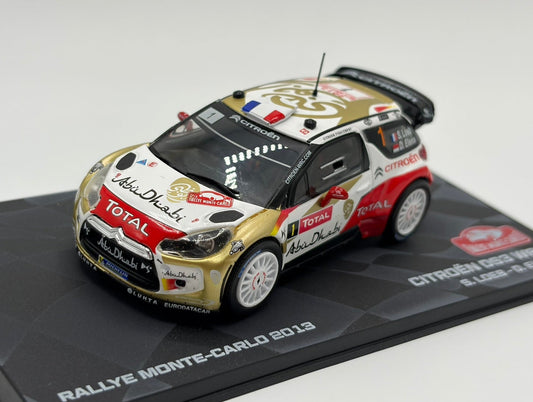 1/43 2013 Citroen DS3 WRC - Monte Carlo Rally - Loeb / Elena | Model Rally Car