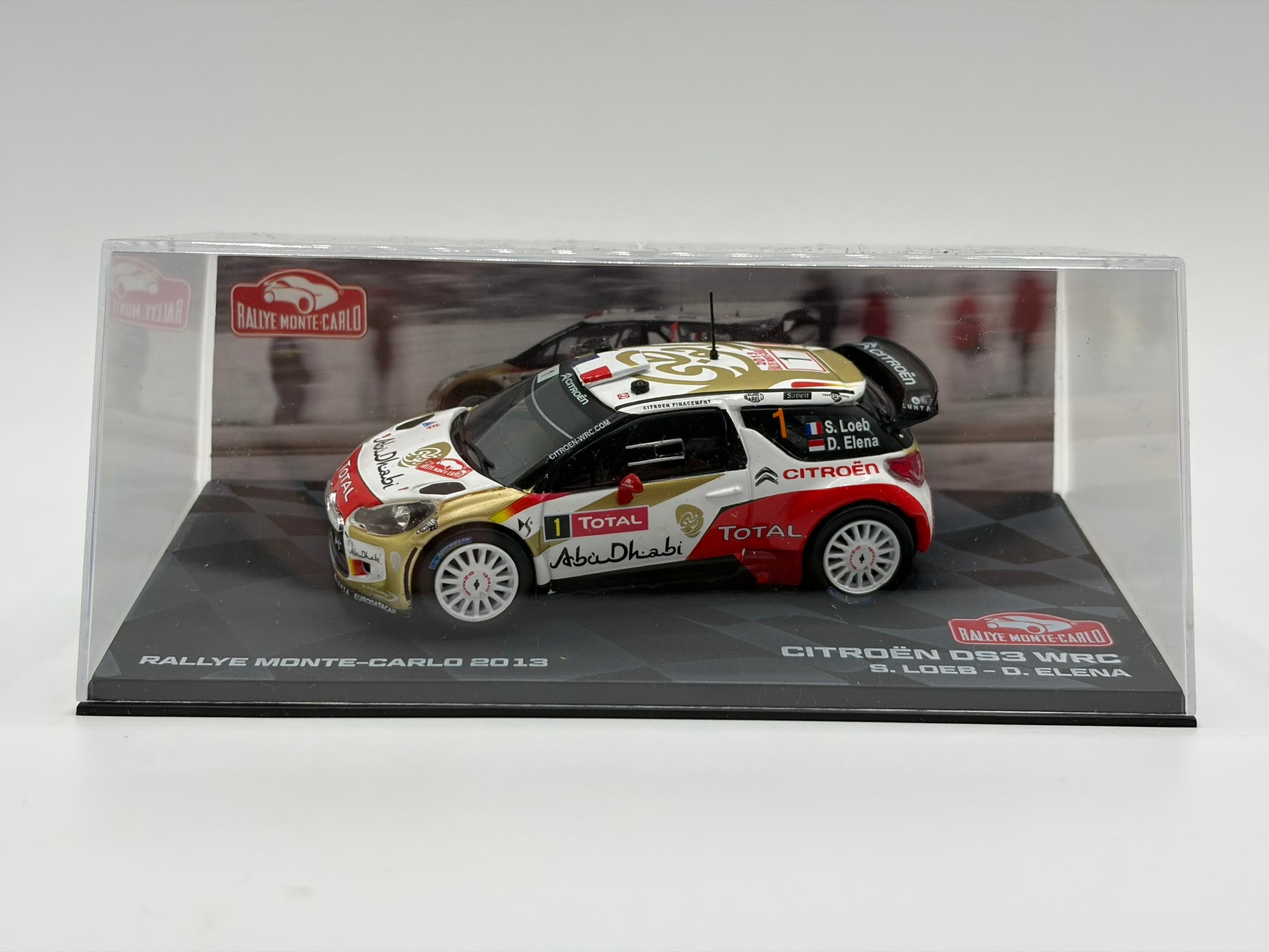 1/43 2013 Citroen DS3 WRC - Monte Carlo Rally - Loeb / Elena | Model Rally Car
