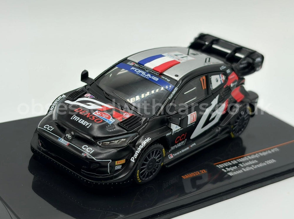 1/43 2024 Toyota Yaris WRC - Rally Croatia - Ogier / Landais | Model Rally Car