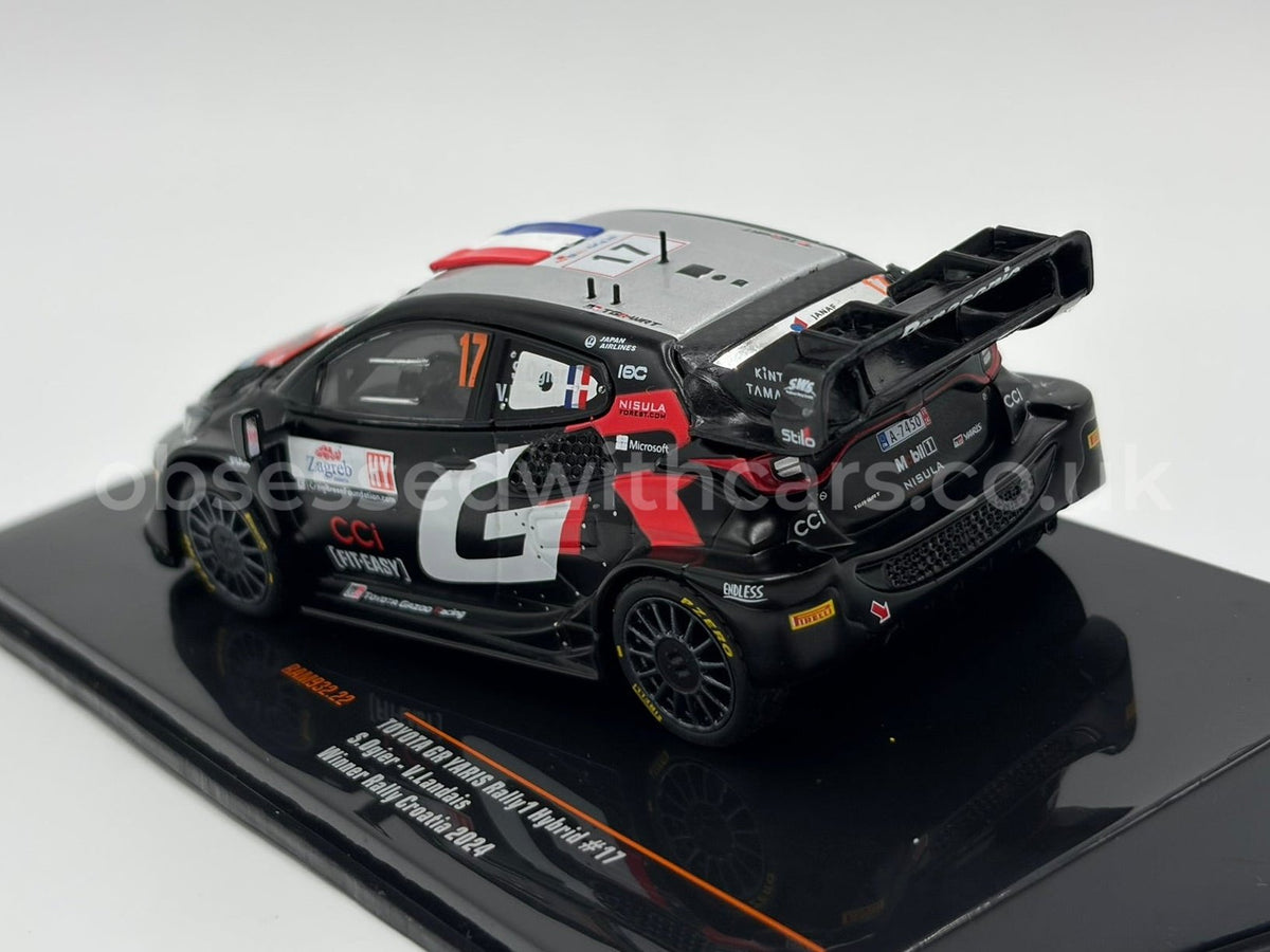 1/43 2024 Toyota Yaris WRC - Rally Croatia - Ogier / Landais | Model Rally Car
