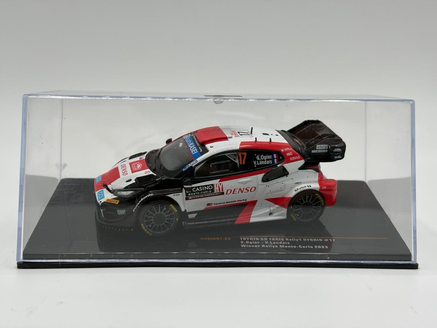 1/43 2023 Toyota GR Yaris - Rally Monte Carlo - Ogier / Landais | Model Rally Car