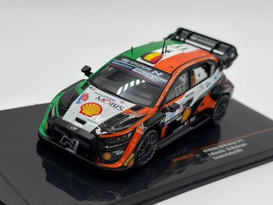 1/43 2023 Hyundai i20 WRC - Rally Croatia - Neuville / Wydaeghe | Model Rally Car