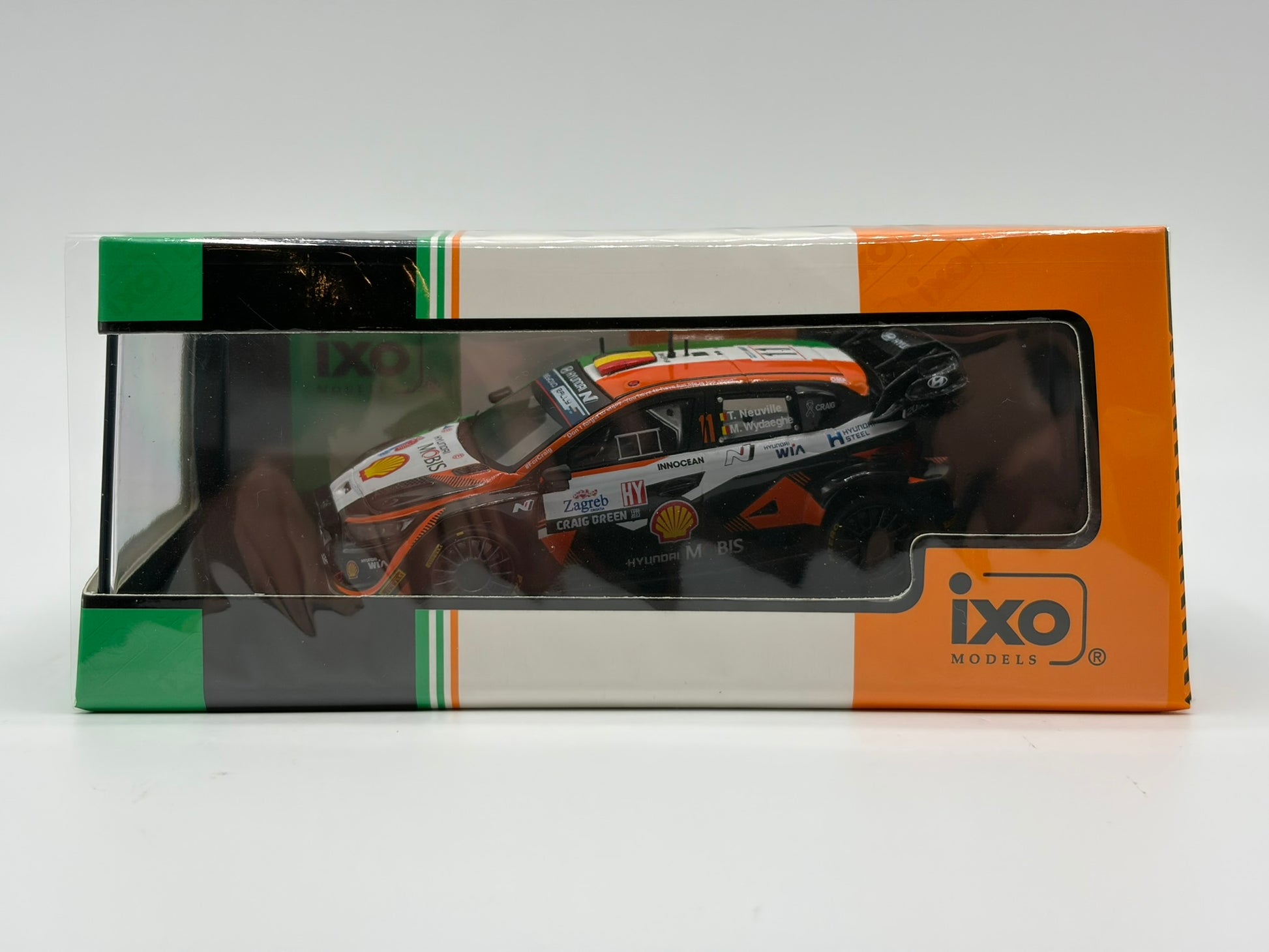 1/43 2023 Hyundai i20 WRC - Rally Croatia - Neuville / Wydaeghe | Model Rally Car