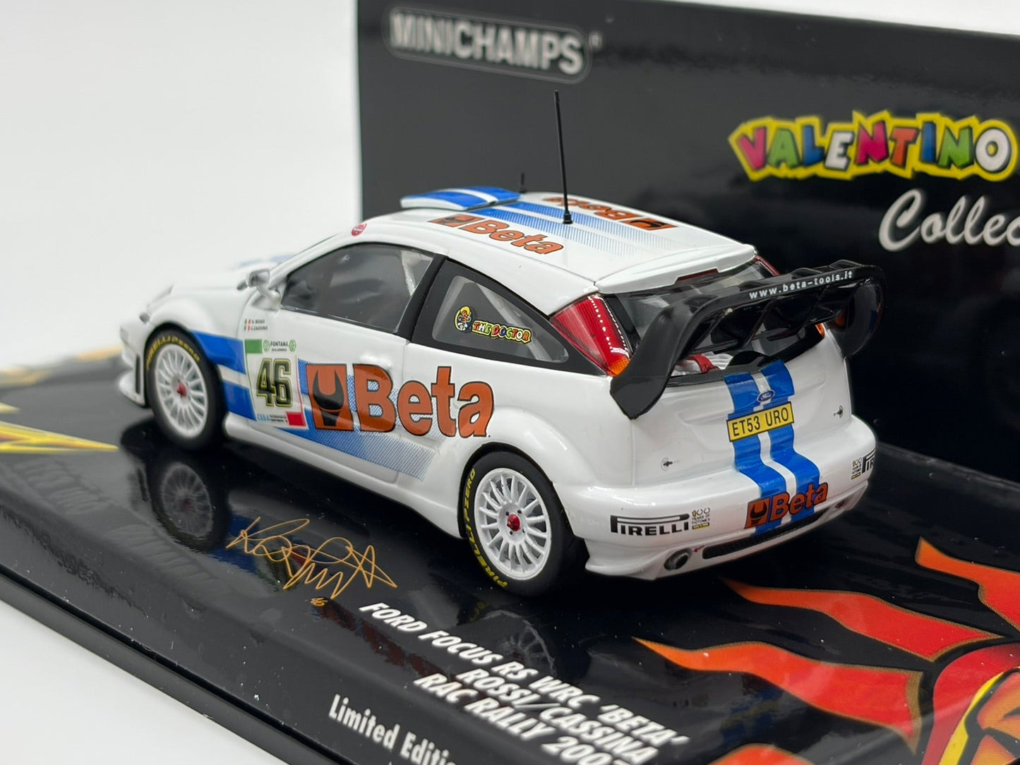 1/43 2007 Ford Focus WRC - Rallye Monza - Rossi / Cassina | Model Rally Car
