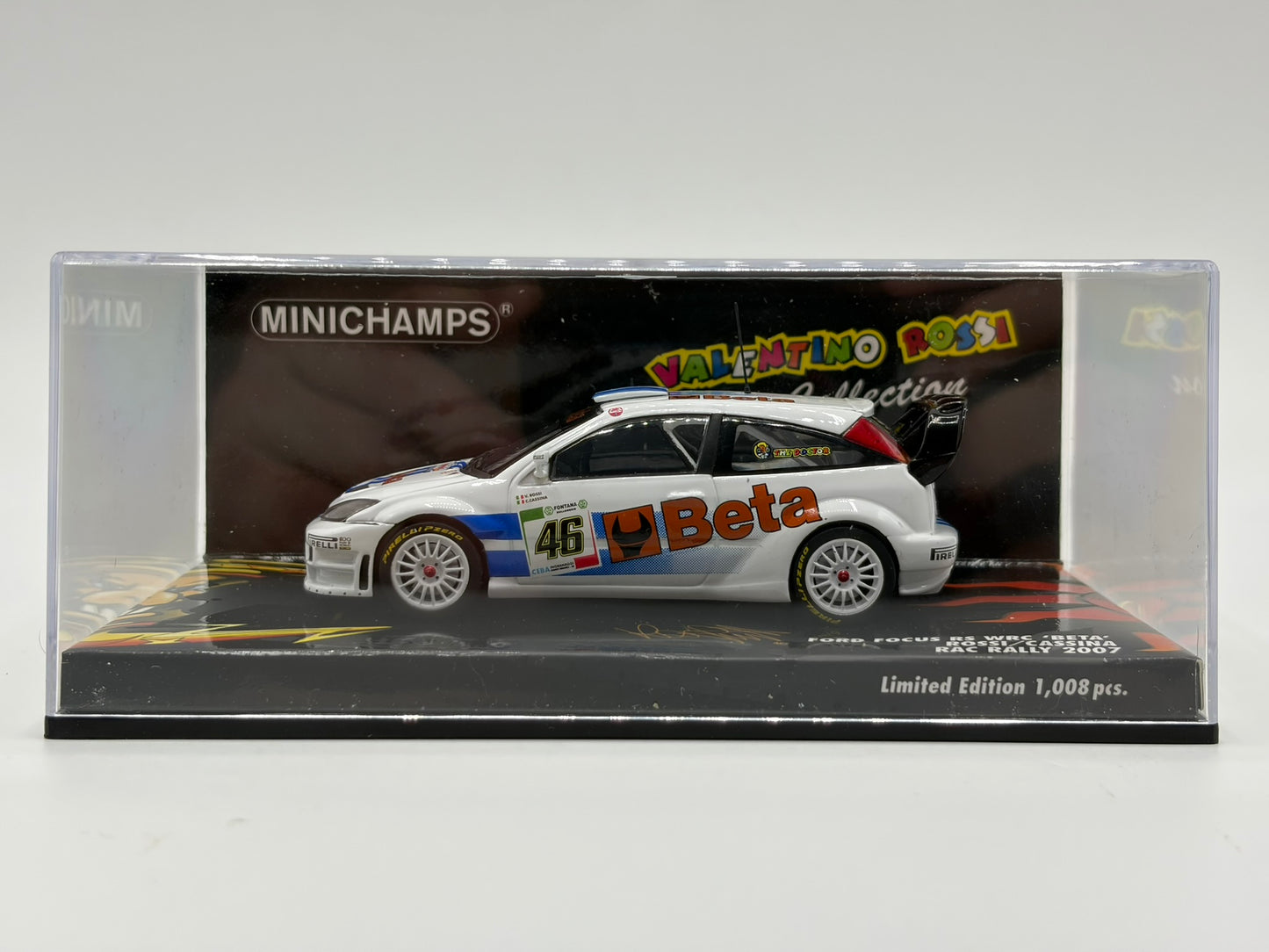 1/43 2007 Ford Focus WRC - Rallye Monza - Rossi / Cassina | Model Rally Car