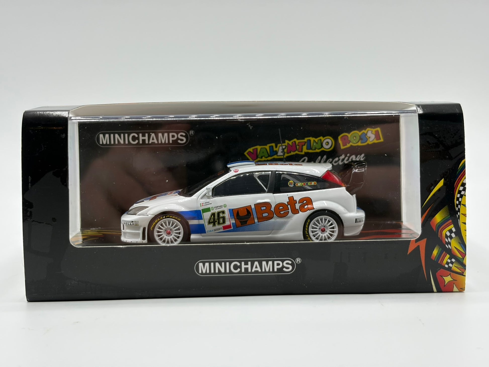 1/43 2007 Ford Focus WRC - Rallye Monza - Rossi / Cassina | Model Rally Car