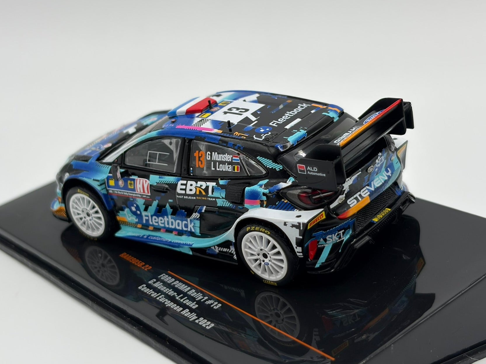 1/43 2023 Ford Puma Rally1 Hybrid - Central European Rally - Munster / Louka | Model Rally Car
