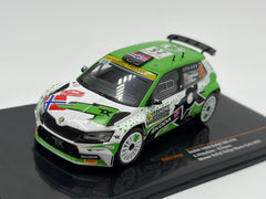 1/43 2021 Skoda Fabia Rally2 - Rally Monte Carlo - Mikkelsen / Floene | Model Rally Car
