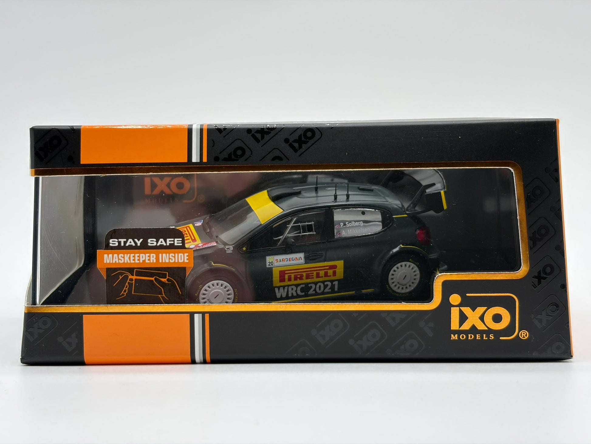 1/43 2020 Citroen C3 WRC - Rallye Sardinien - Solberg / Mikkelsen | Model Rally Car