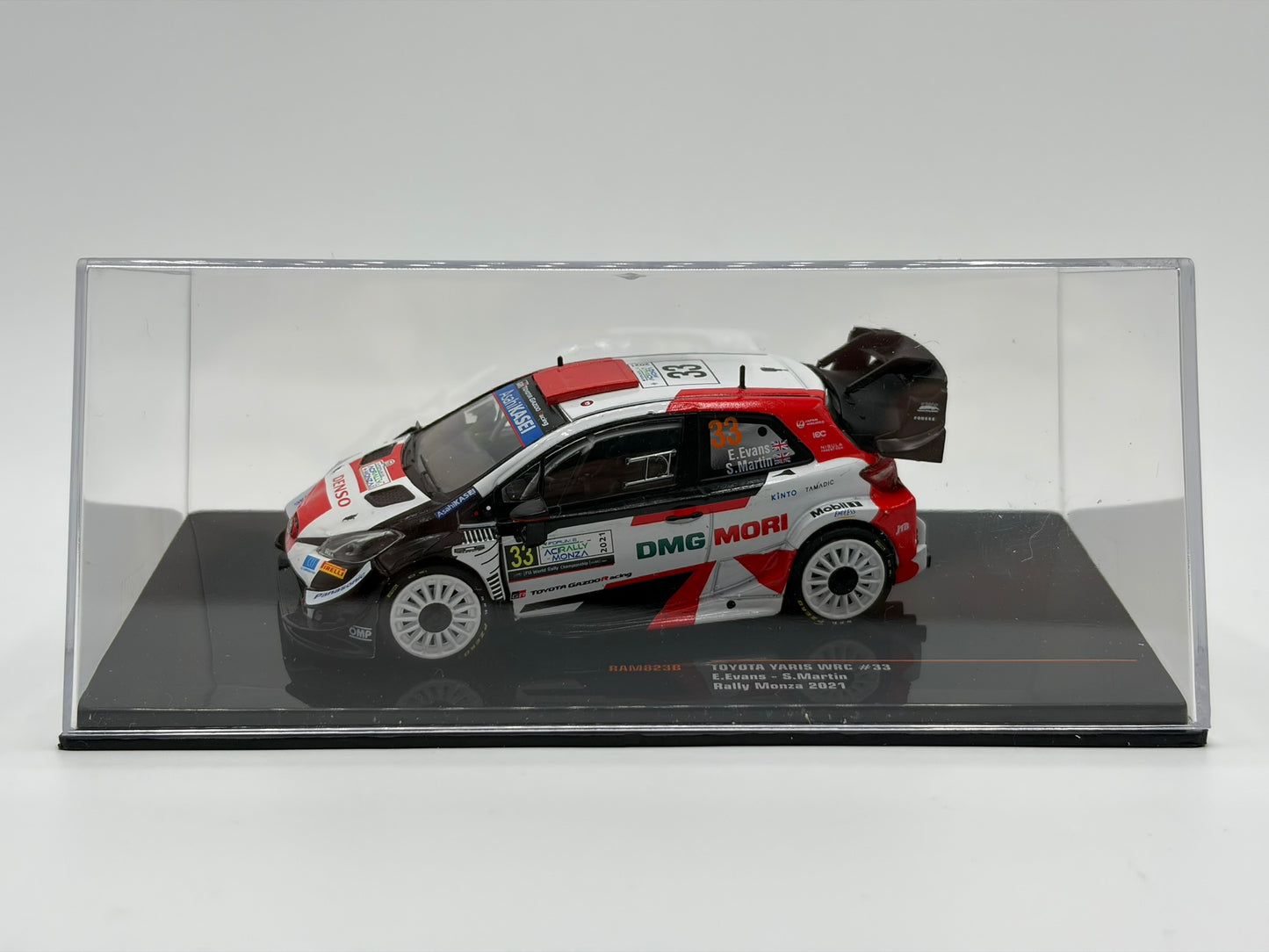 1/43 2021 Toyota Yaris WRC - Rallye Monza - Evans / Martin | Model Rally Car