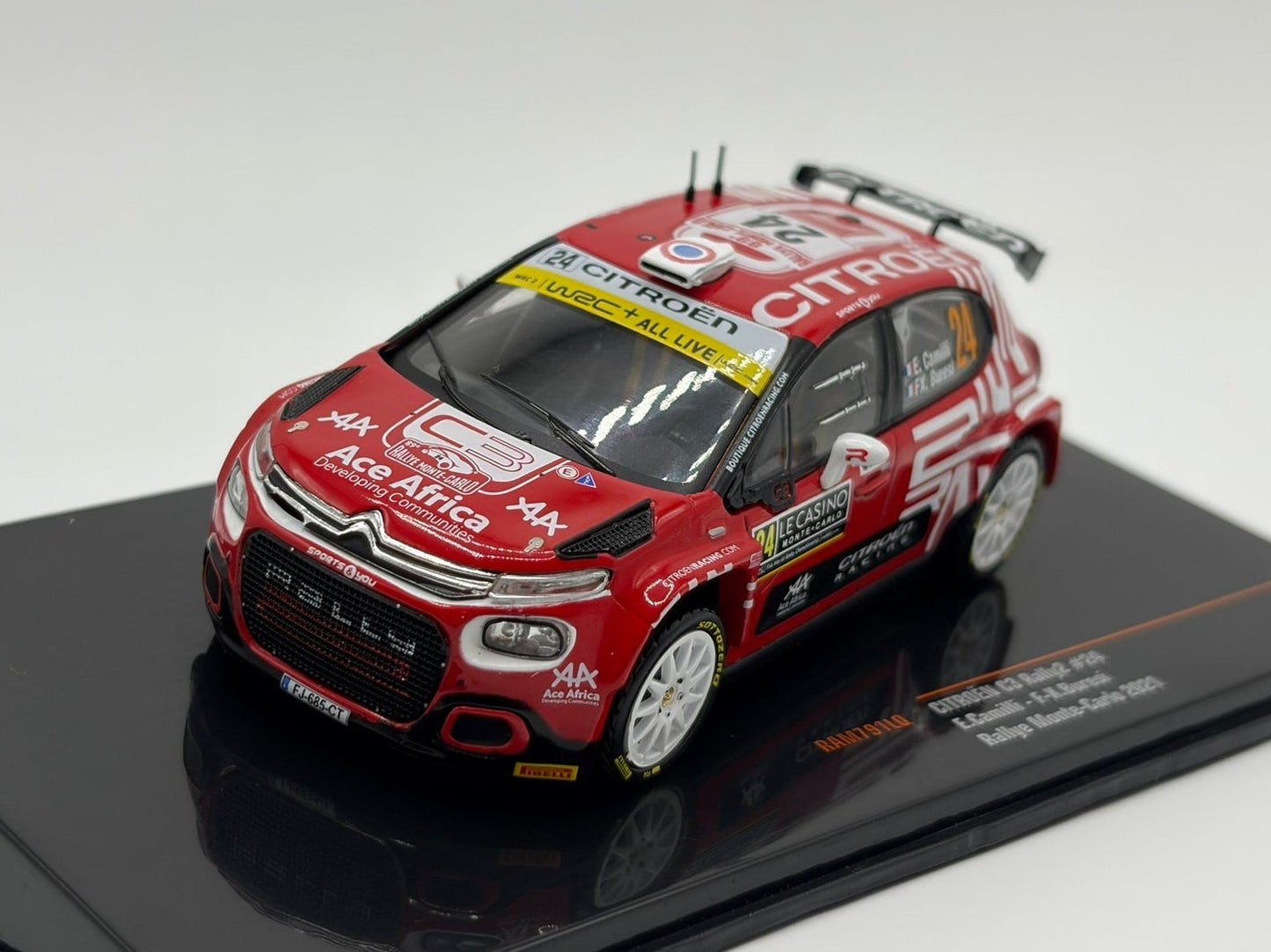 1/43 2021 Citroen C3 Rally2 - Rally Monte Carlo - Camilli / Buresi | Model Rally Car