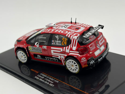 1/43 2021 Citroen C3 Rally2 - Rally Monte Carlo - Camilli / Buresi | Model Rally Car