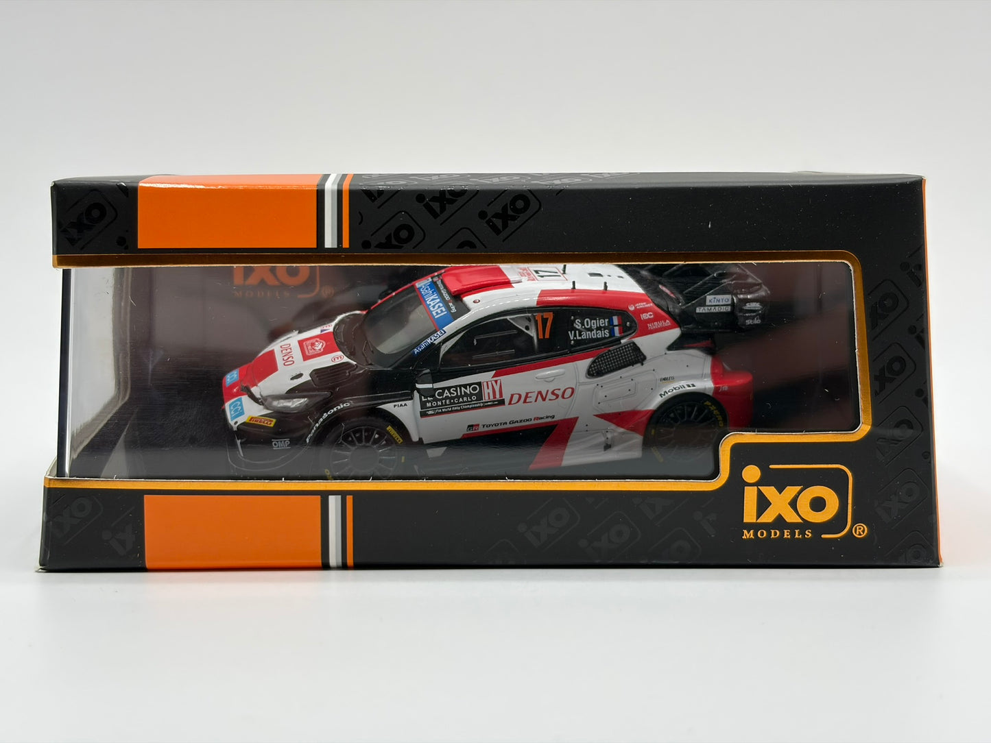 1/43 2023 Toyota GR Yaris - Rally Monte Carlo - Ogier / Landais | Model Rally Car