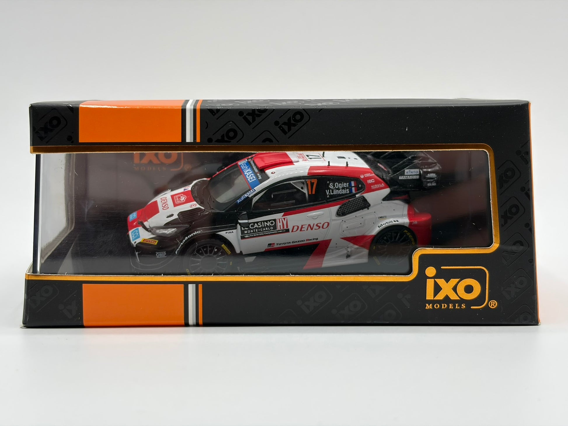 1/43 2023 Toyota GR Yaris - Rally Monte Carlo - Ogier / Landais | Model Rally Car