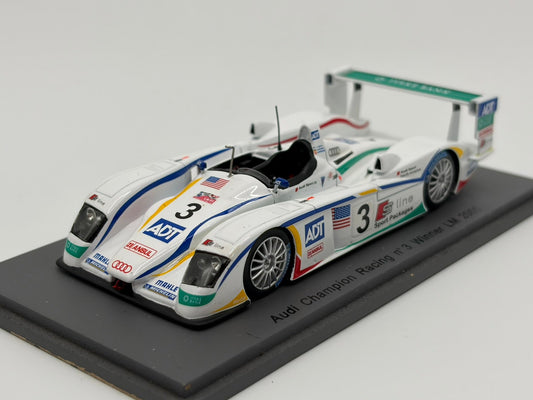 1/43 2005 Audi R8 - Lehto / Kristensen / Werner - Spark | Model Le Mans Car
