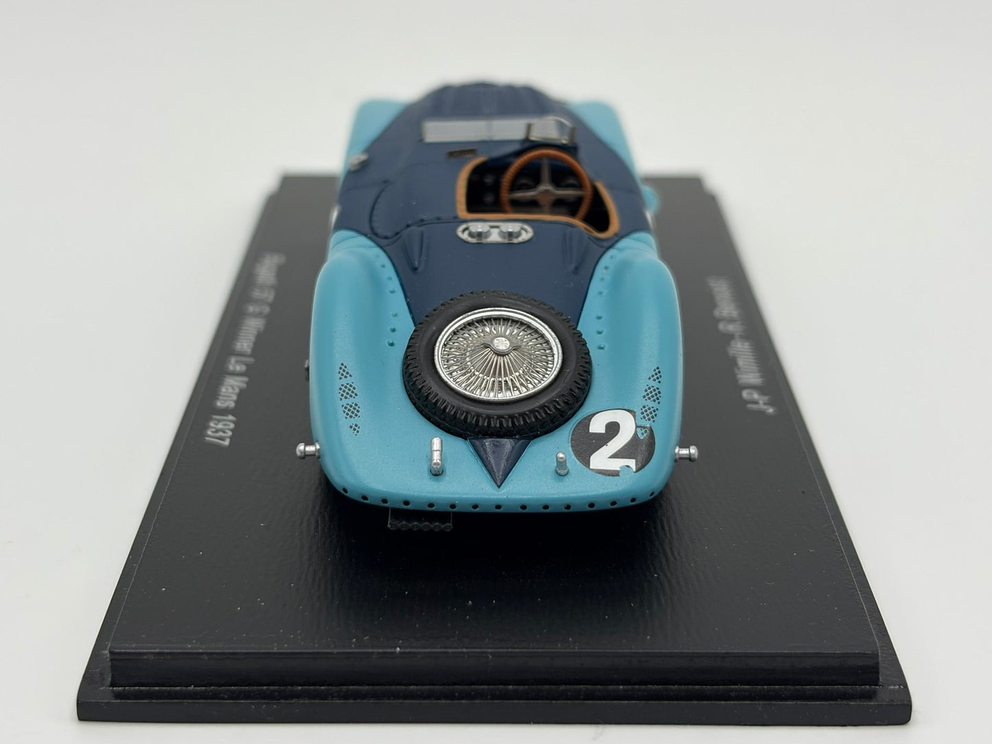 1/43 1937 Bugatti 57G "Tank" - Wimille / Benoist - Spark | Model Le Mans Car