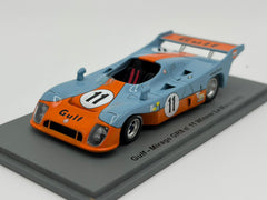1/43 1975 Gulf Mirage GR8 - Bell / Ickx - Spark | Model Le Mans Car