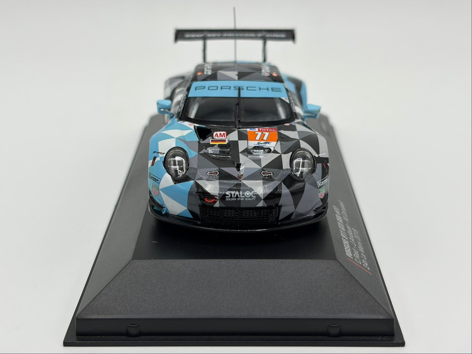 1/43 2018 Porsche 911 GT3 #77 - Ried / Andlauer / Campbell - IXO | Model Le Mans Car