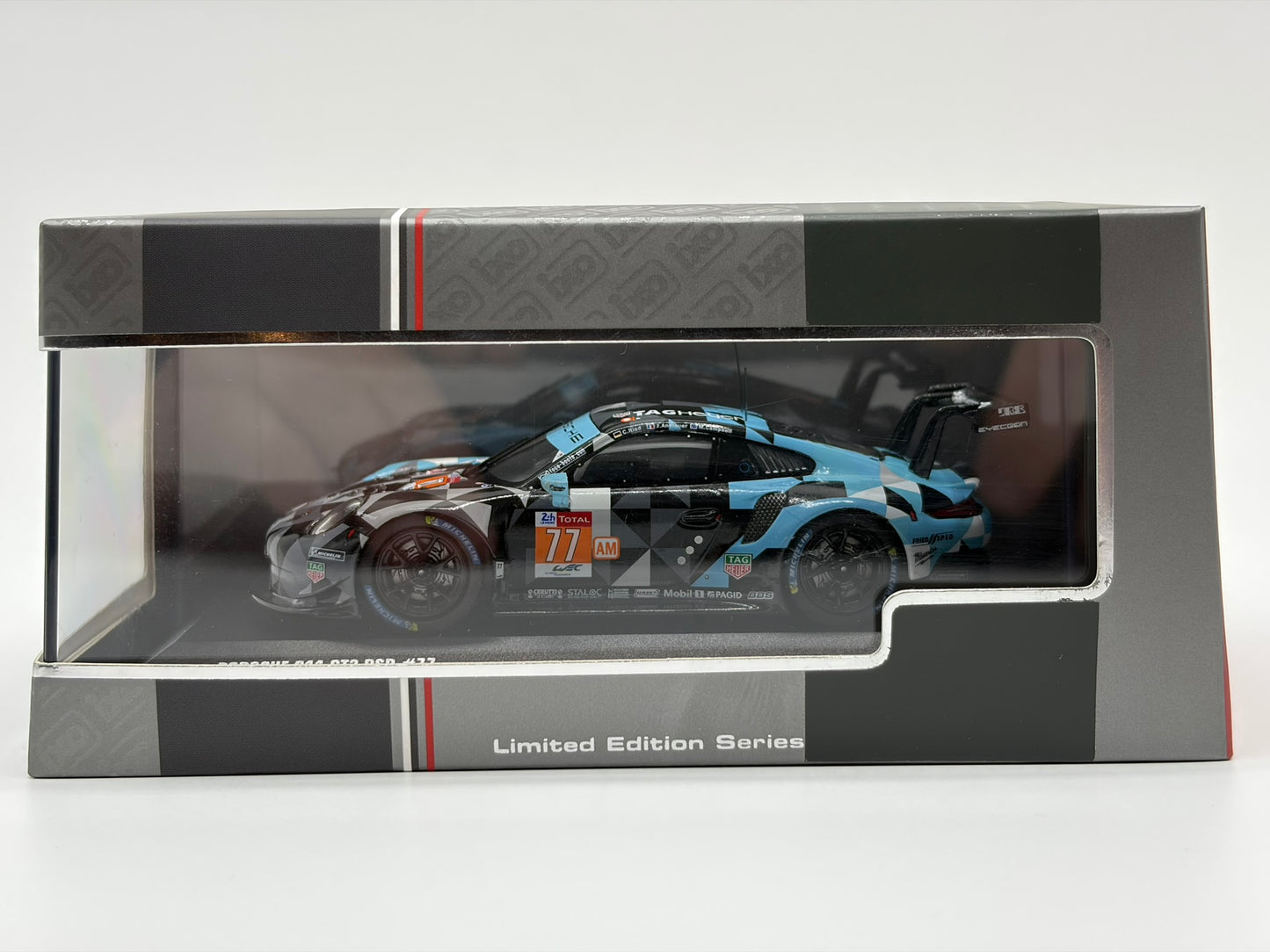 1/43 2018 Porsche 911 GT3 #77 - Ried / Andlauer / Campbell - IXO | Model Le Mans Car