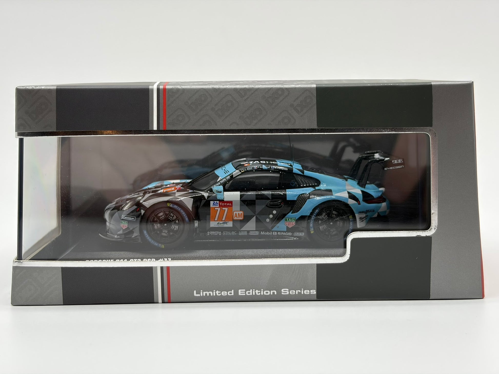 1/43 2018 Porsche 911 GT3 #77 - Ried / Andlauer / Campbell - IXO | Model Le Mans Car