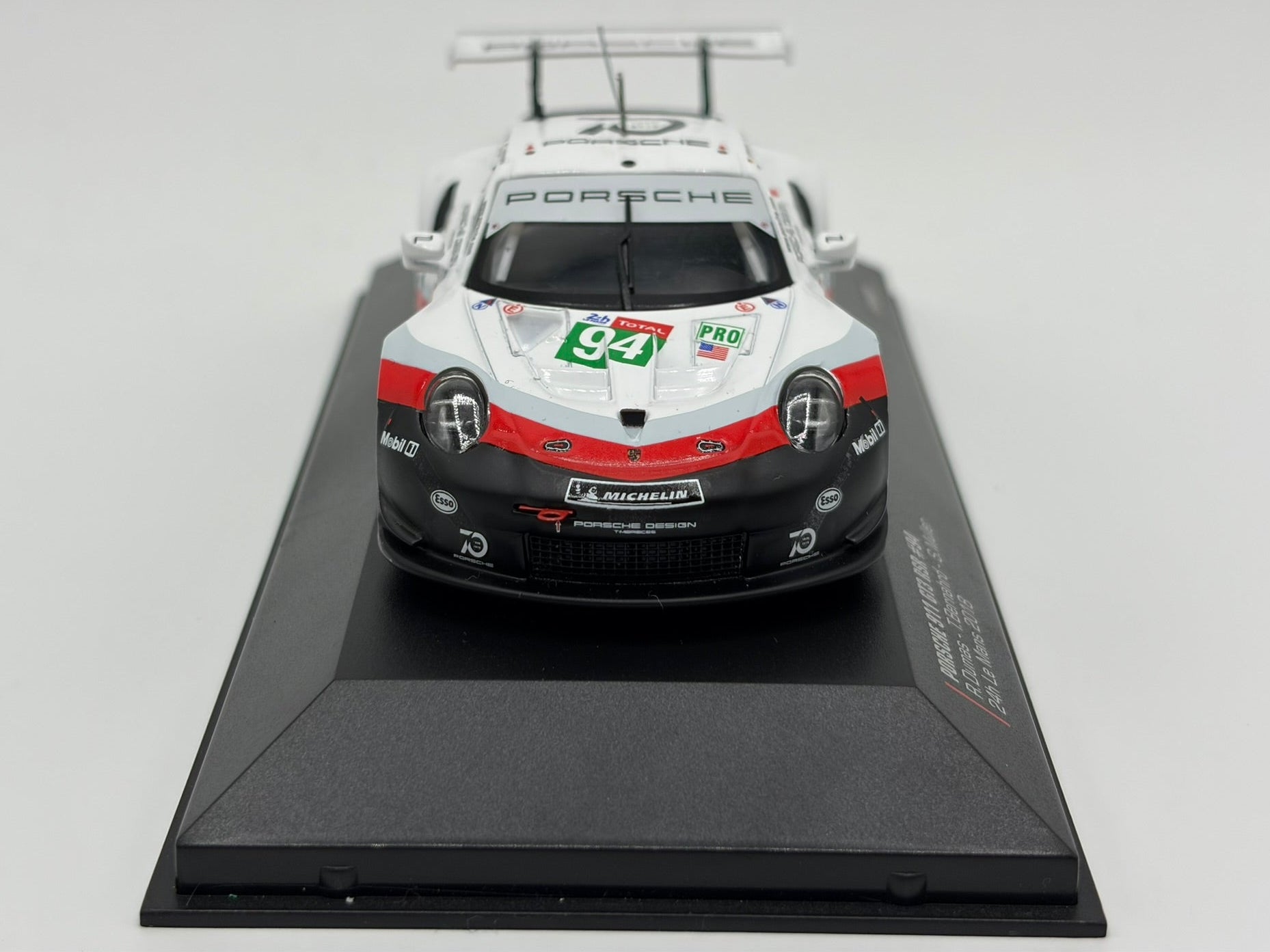1/43 2018 Porsche 911 RSR #94 - Dumas / Bernhard / Muller - IXO | Model Le Mans Car