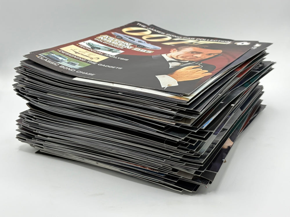 Eaglemoss James Bond Car Collection Magazines Bundle (Issues 1-134)