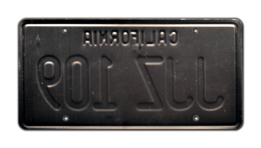 JJZ 109 - Bullitt Mustang / Steve McQueen | License Plate