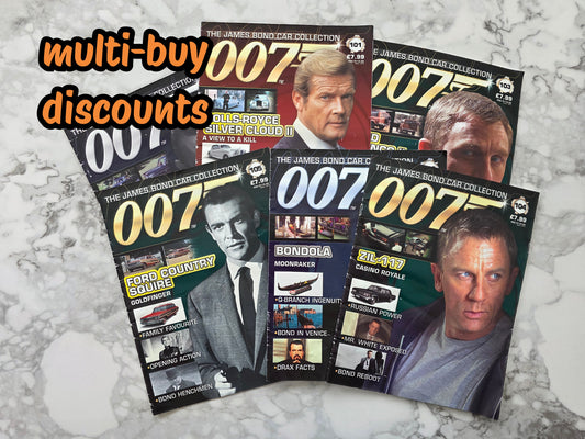 James Bond Car Collection Magazines - Select Your Issue
