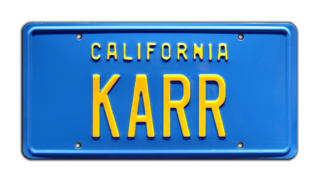 KARR - Knight Rider | License Plate