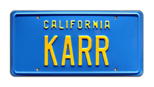 KARR - Knight Rider | License Plate