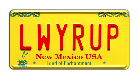 LWYRUP - Breaking Bad - Saul Goodman's Cadillac | License Plate
