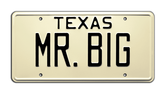 MR BIG - Smokey & the Bandit - Big Enos' Cadillac | License Plate