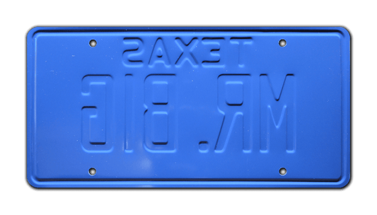 MR BIG - Smokey & the Bandit - Big Enos' Cadillac | License Plate