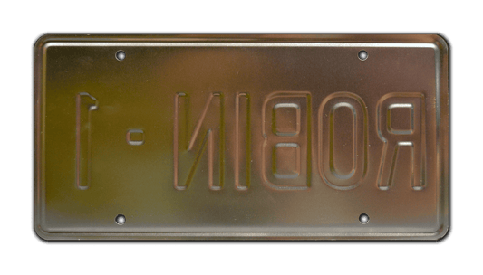 ROBIN-1 - Magnum PI - Ferrari 308 GTS | License Plate