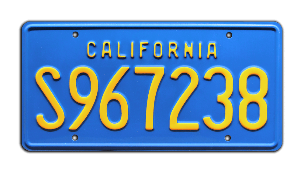 S967238 - A-Team - GMC Van | License Plate