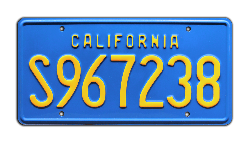 S967238 - A-Team - GMC Van | License Plate