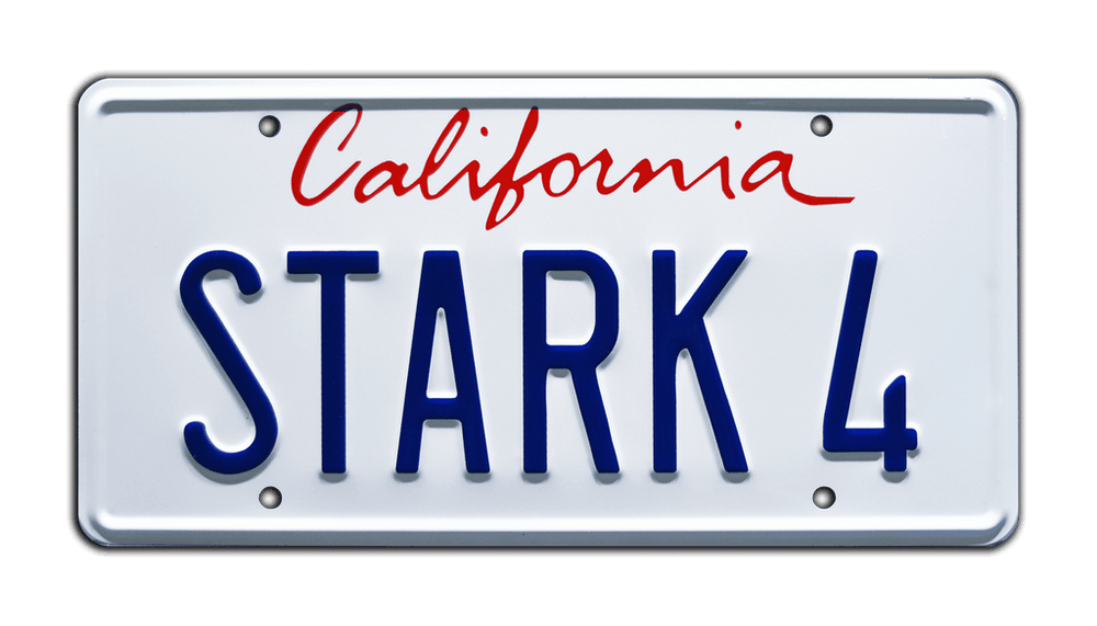 Stark 4 - Iron Man - Tony Stark's '07 Audi R8 | License Plate