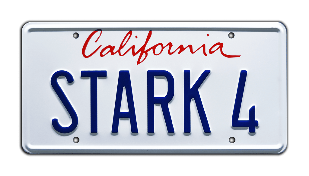 Stark 4 - Iron Man - Tony Stark's '07 Audi R8 | License Plate