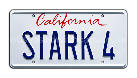 Stark 4 - Iron Man - Tony Stark's '07 Audi R8 | License Plate