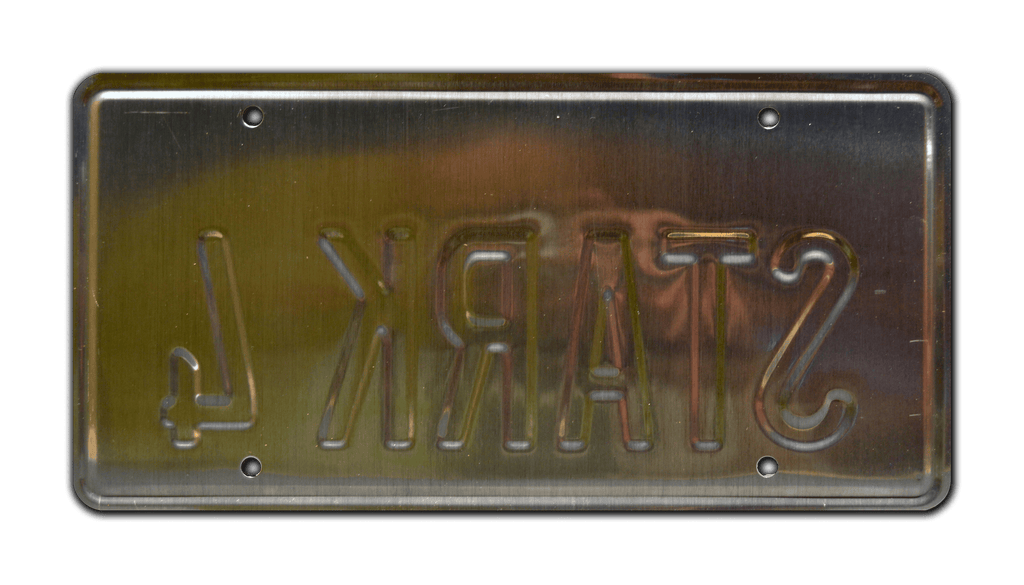 Stark 4 - Iron Man - Tony Stark's '07 Audi R8 | License Plate
