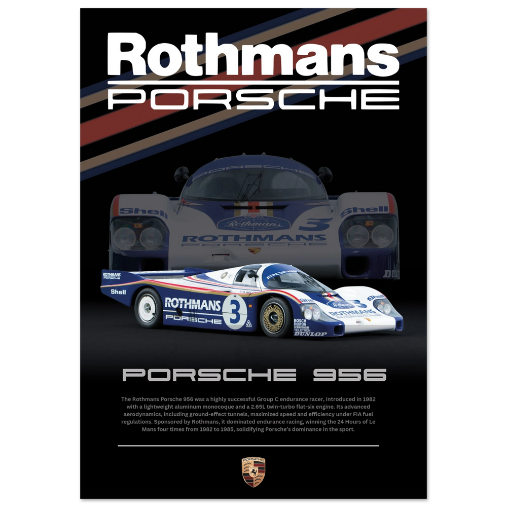 680 Porsche 956 Poster