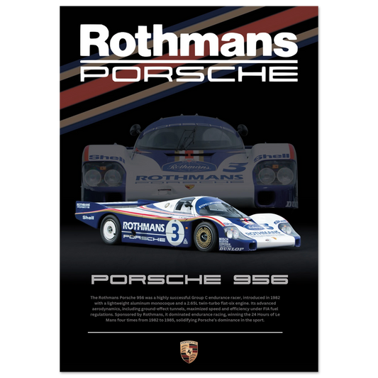 Porsche 956 Poster