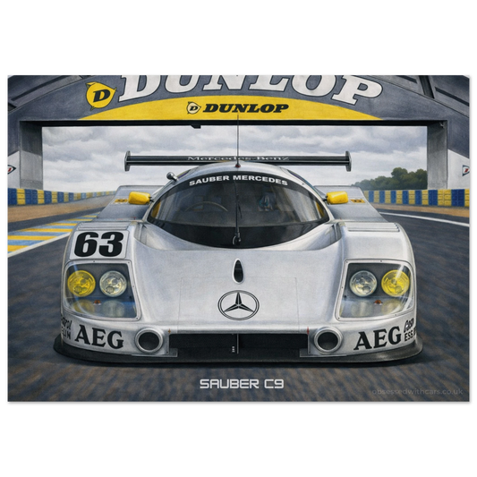 Sauber C9 Poster - Le Mans Legends Collection